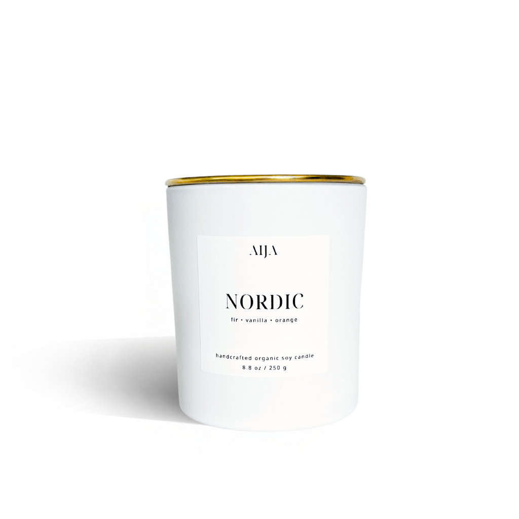 Minimalist Organic Soy Candle - AIJA Candle Studio