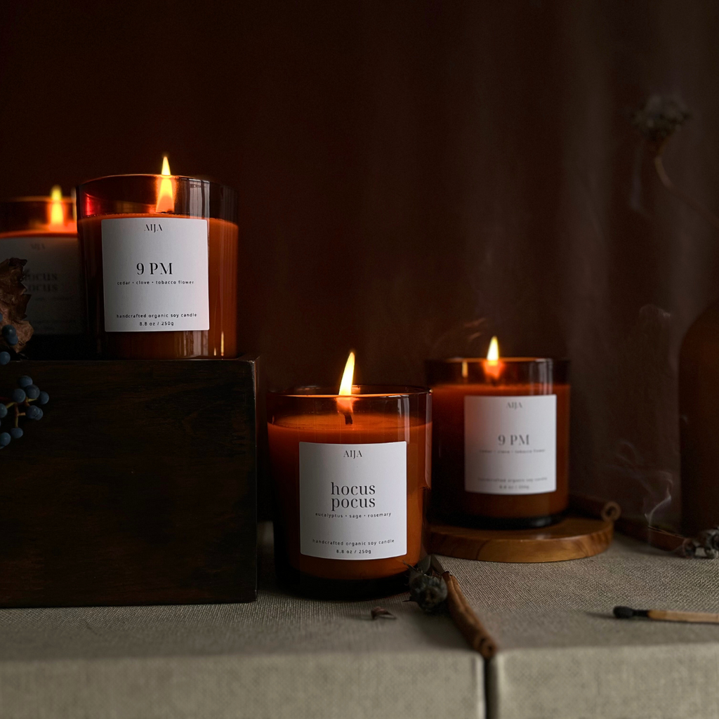 Fall 2024 Organic Soy Candle - AIJA Candle Studio