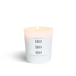 HoHoHo Minimalist Organic Soy Candle - AIJA Candle Studio