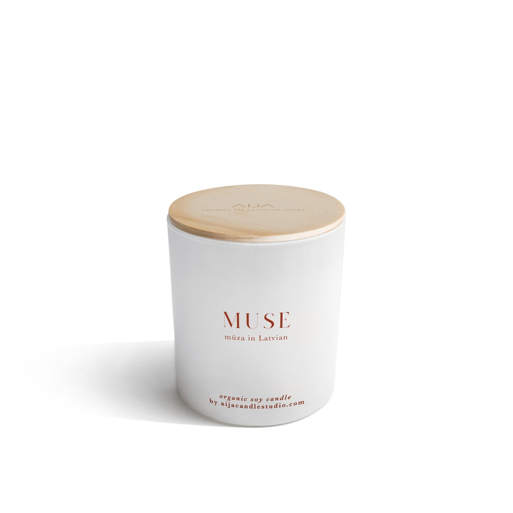 Muse Minimalist Organic Soy Candle - AIJA Candle Studio