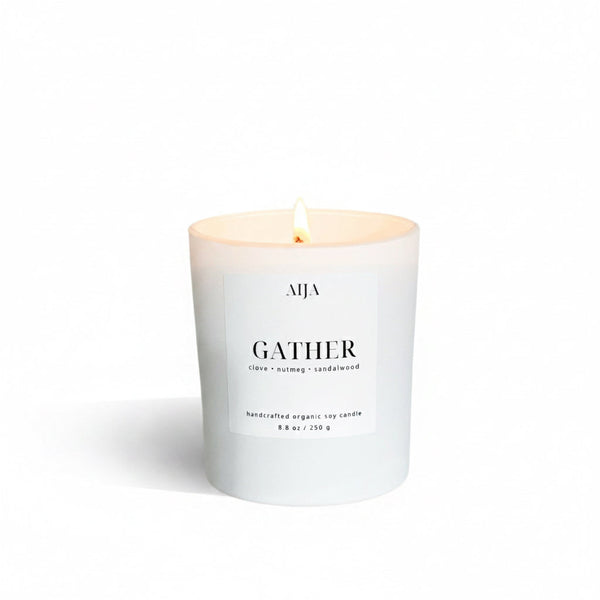 Gather Minimalist Organic Soy Candle - AIJA Candle Studio