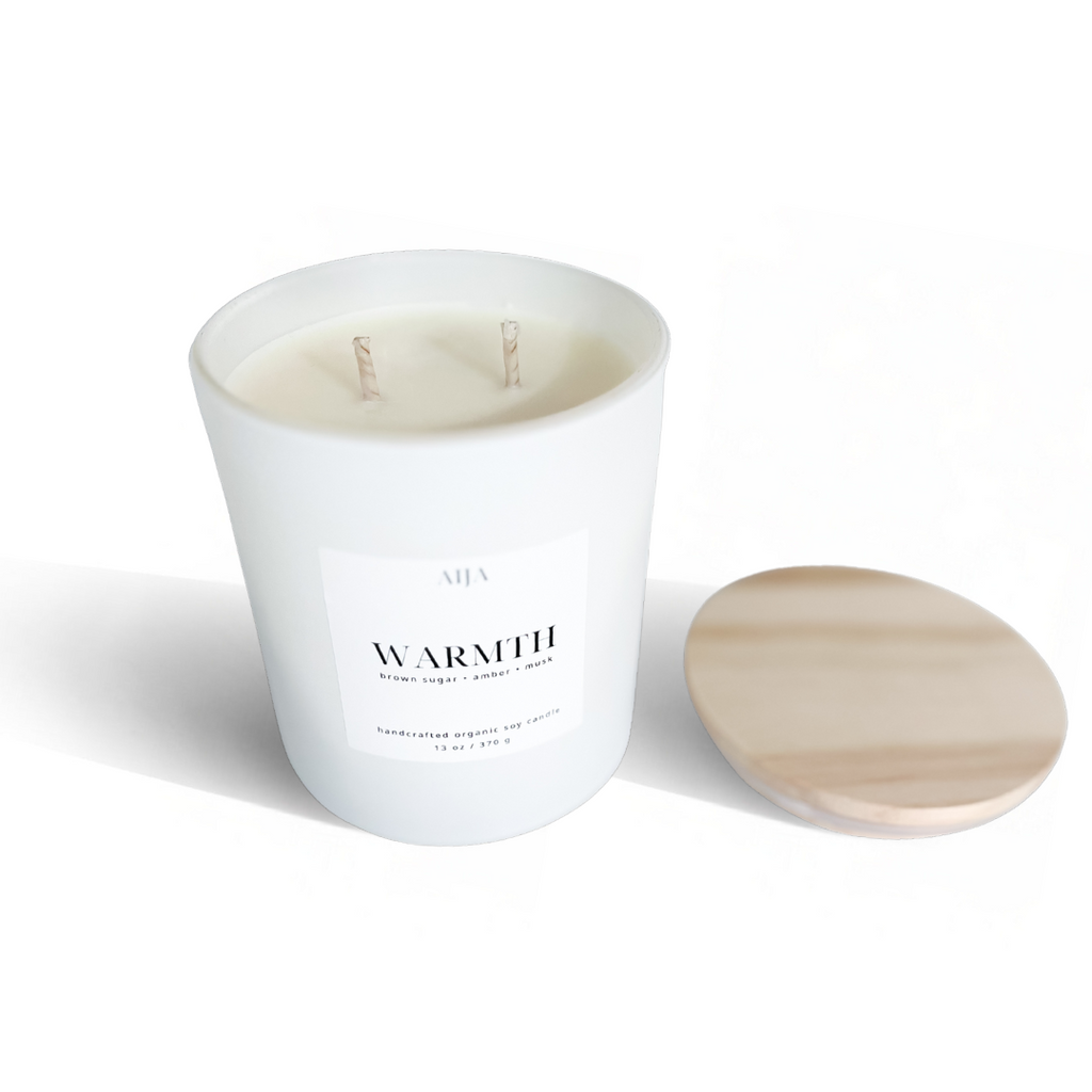 Warmth Large Organic Soy Candle (Copy) - AIJA Candle Studio