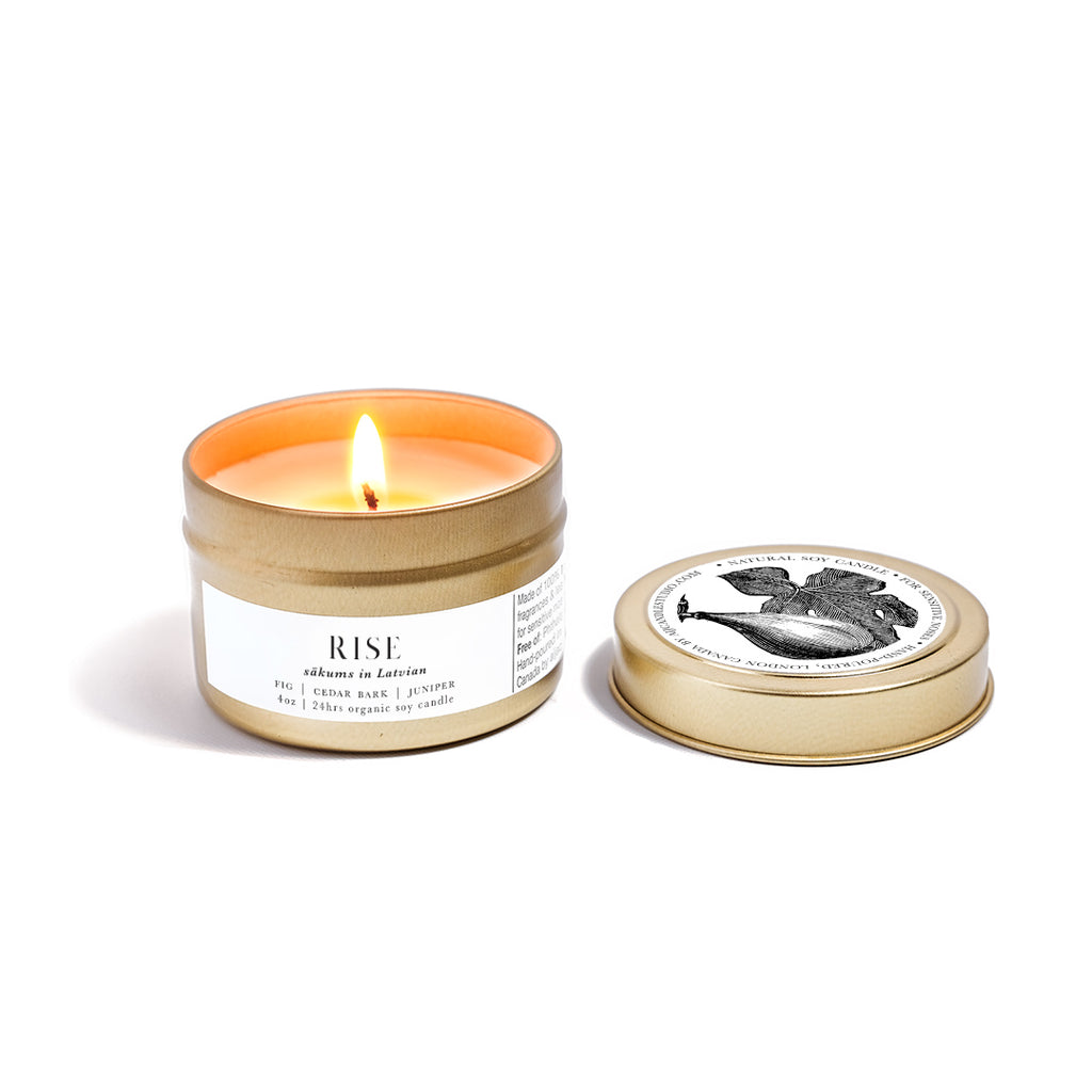 Travel Organic Soy Candle - AIJA Candle Studio